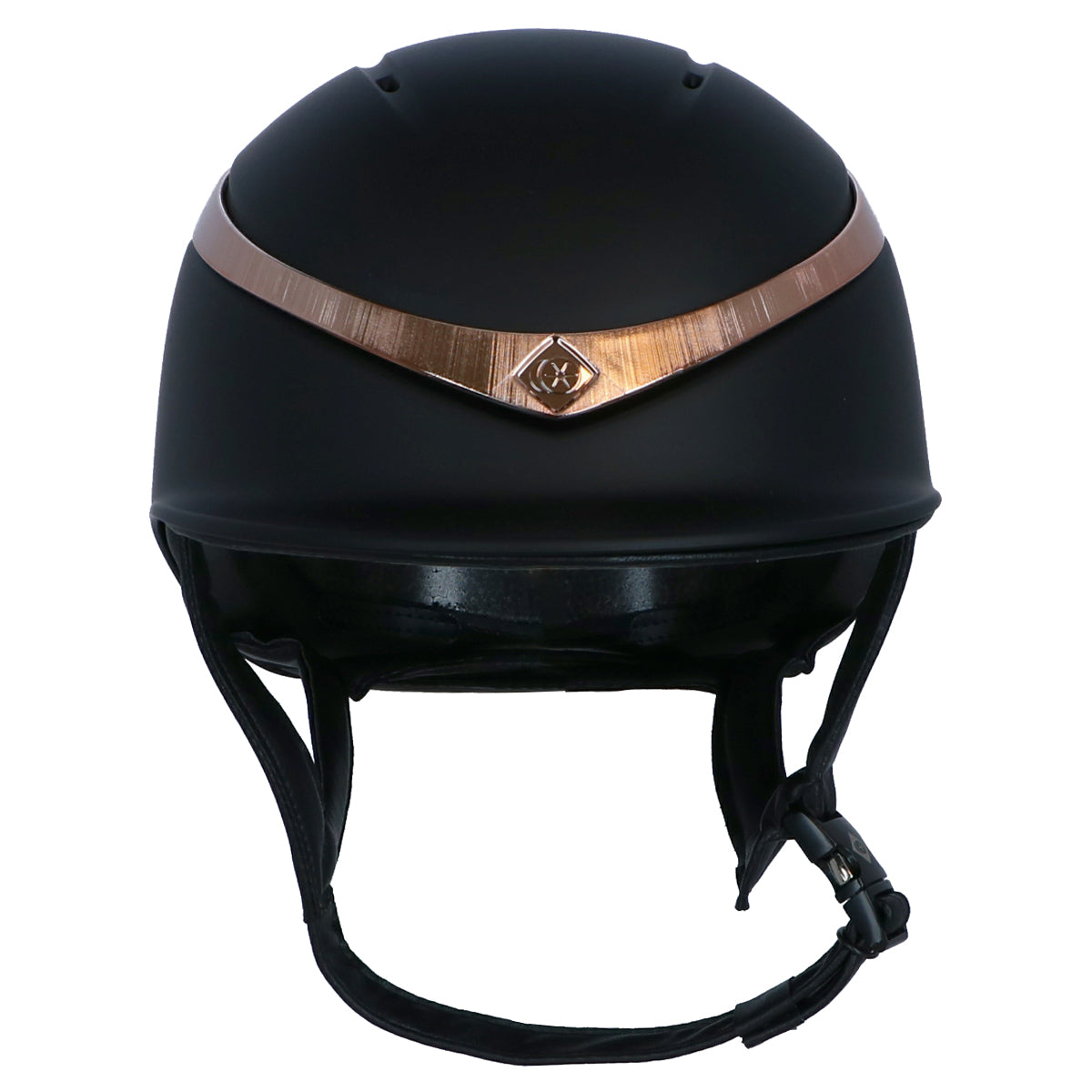 Charles Owen Cap Halo Zwart/Rosegold