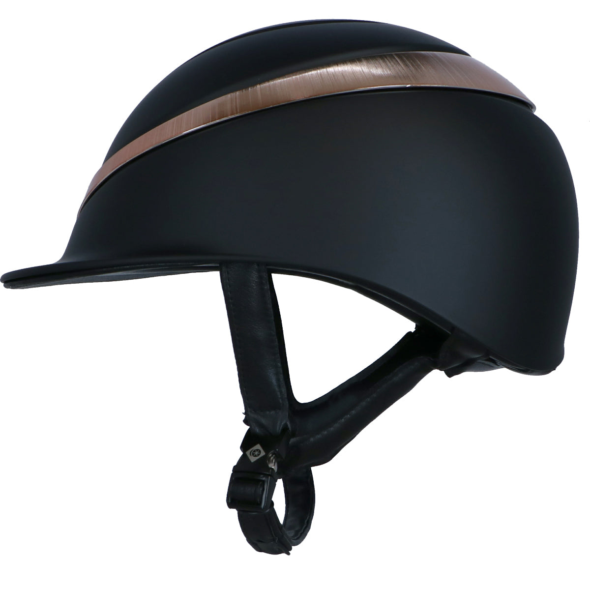 Charles Owen Cap Halo Zwart/Rosegold