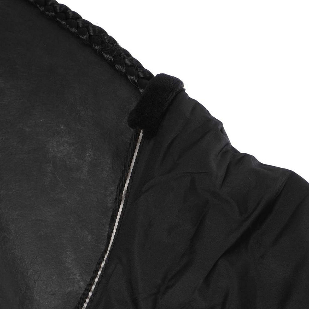 Riding World Regendeken Oxford 300D Fleece Voering 0g Zwart