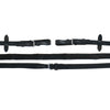 Schockemöhle Teugels Durasoft Grip Rubber Zwart/Zilver
