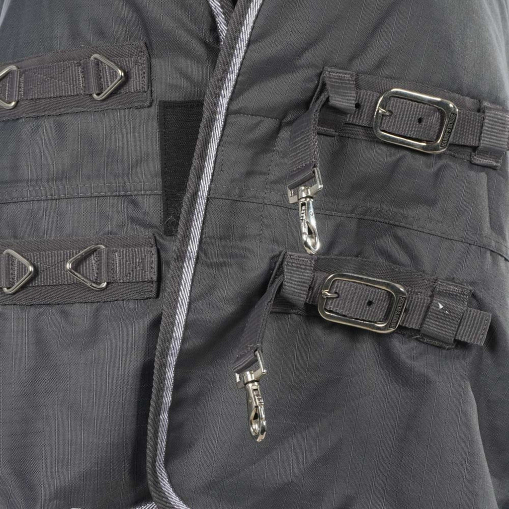 Harry's Horse Outdoordeken Thor 200g met Hals Ebony