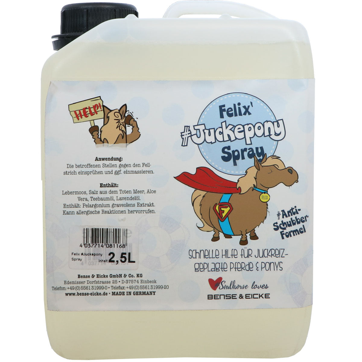 Soulhorse loves Bense & Eicke Anti-Itch Spray Felix' #Jeukepony