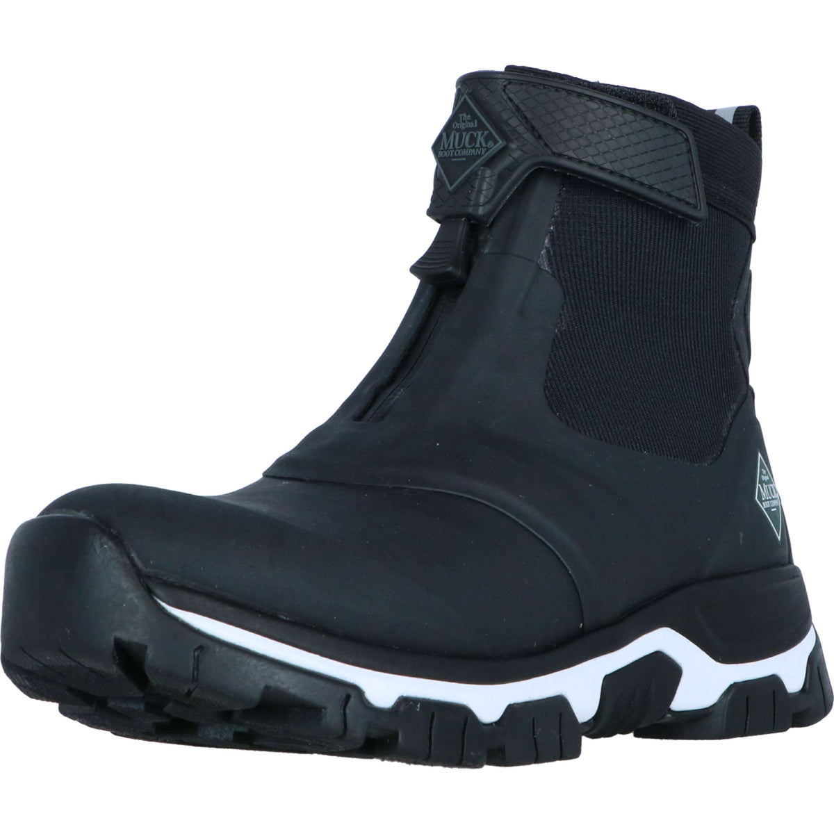 Muck Boot Stalschoenen Apex Zip Dames Zwart/Wit