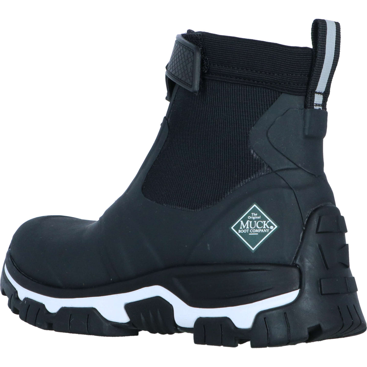 Muck Boot Stalschoenen Apex Zip Dames Zwart/Wit