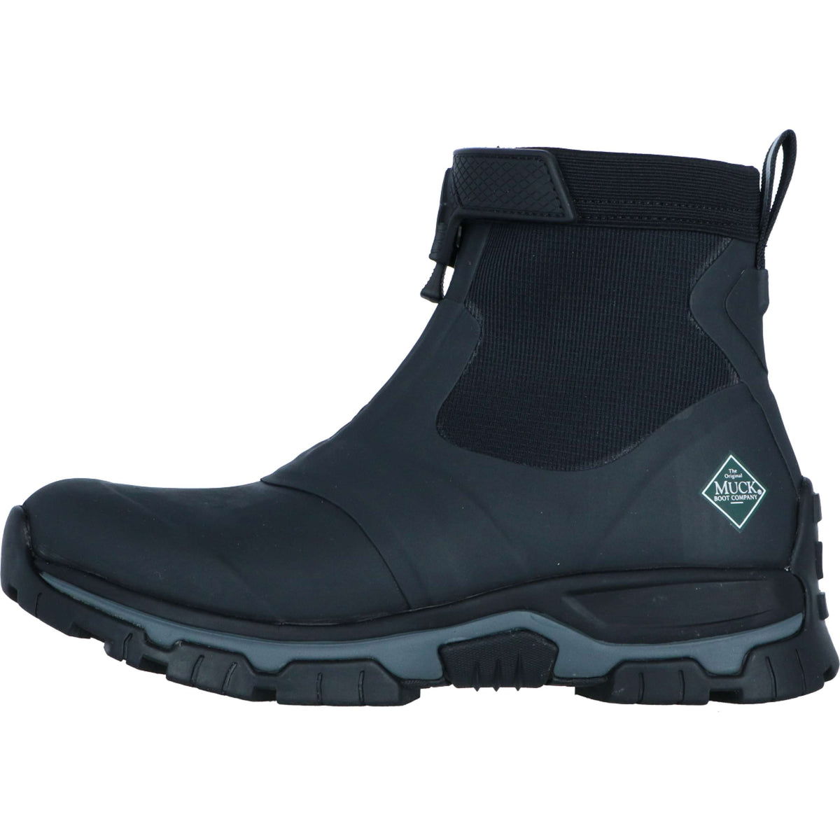 Muck Boot Stalschoenen Apex Zip Ankle Heren Zwart/Grijs