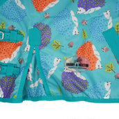 HB Harry & Hector Outdoordeken Hedgehog Katoen Turquoise