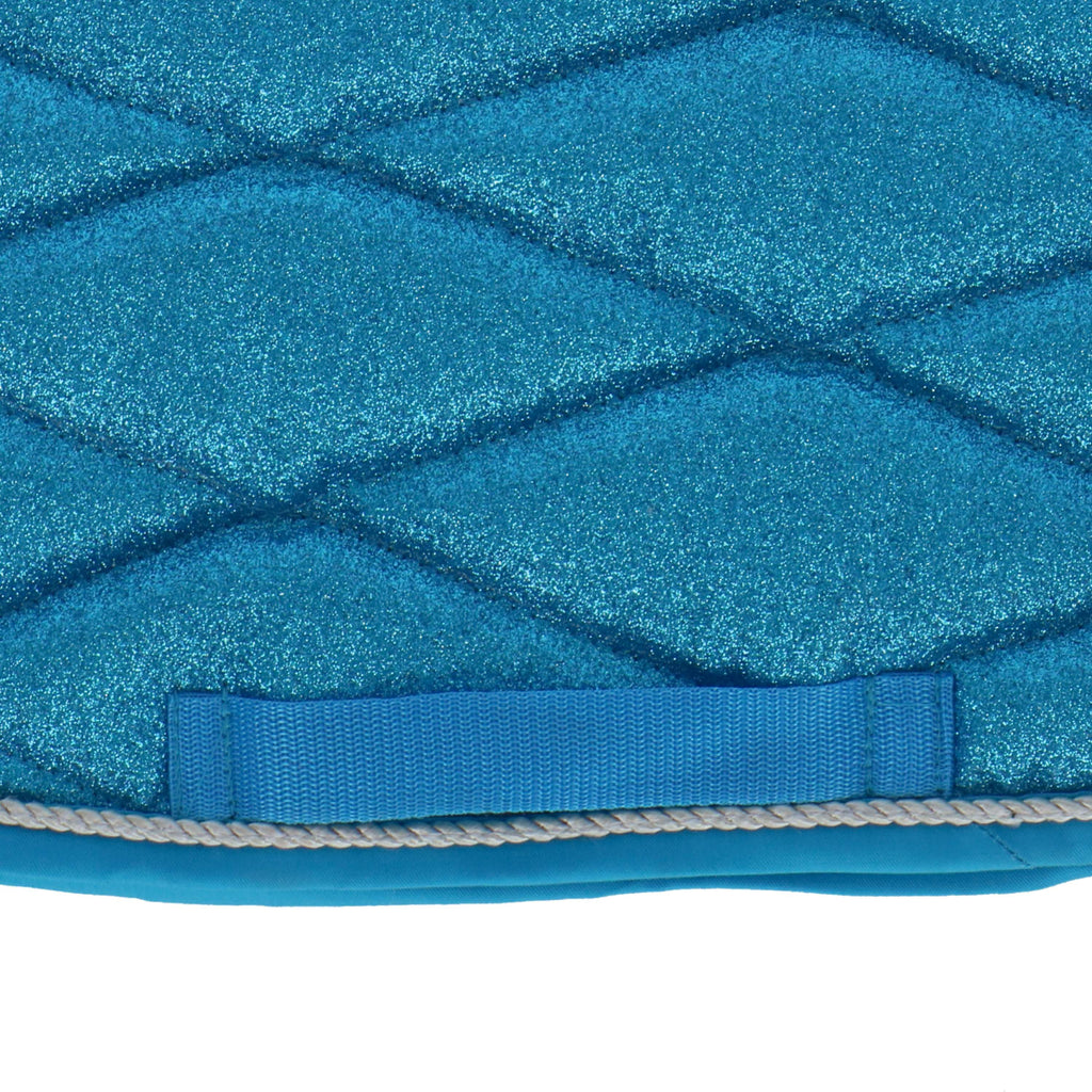 HB Harry & Hector Zadeldekje Sparkling Glitter Sea Blue