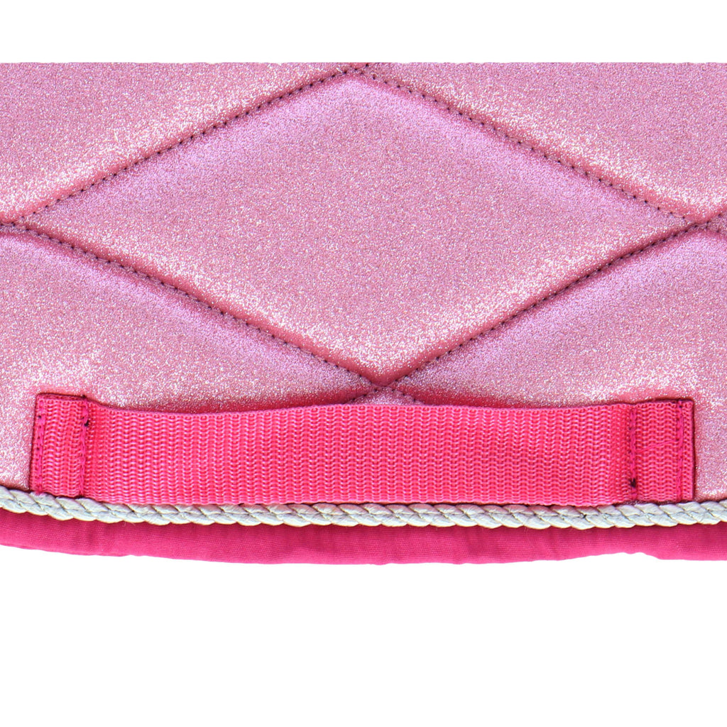 HB Harry & Hector Zadeldekje Sparkling Glitter Roze
