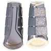 HB Showtime Beenbeschermers Gold Rush Glitter Grijs