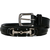 HB Showtime Riem Swarovski Horse Bit Zwart