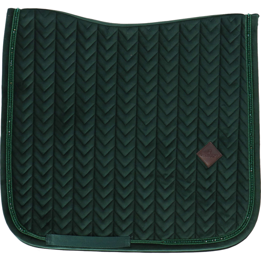 Kentucky Zadeldekje Velvet Pearls Dressuur Pine Green