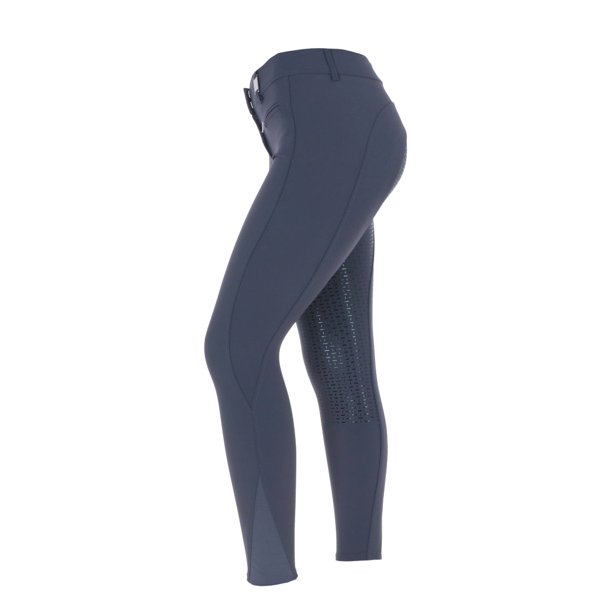 HKM Rijbroek Lea Silicon Full Grip Donkerblauw