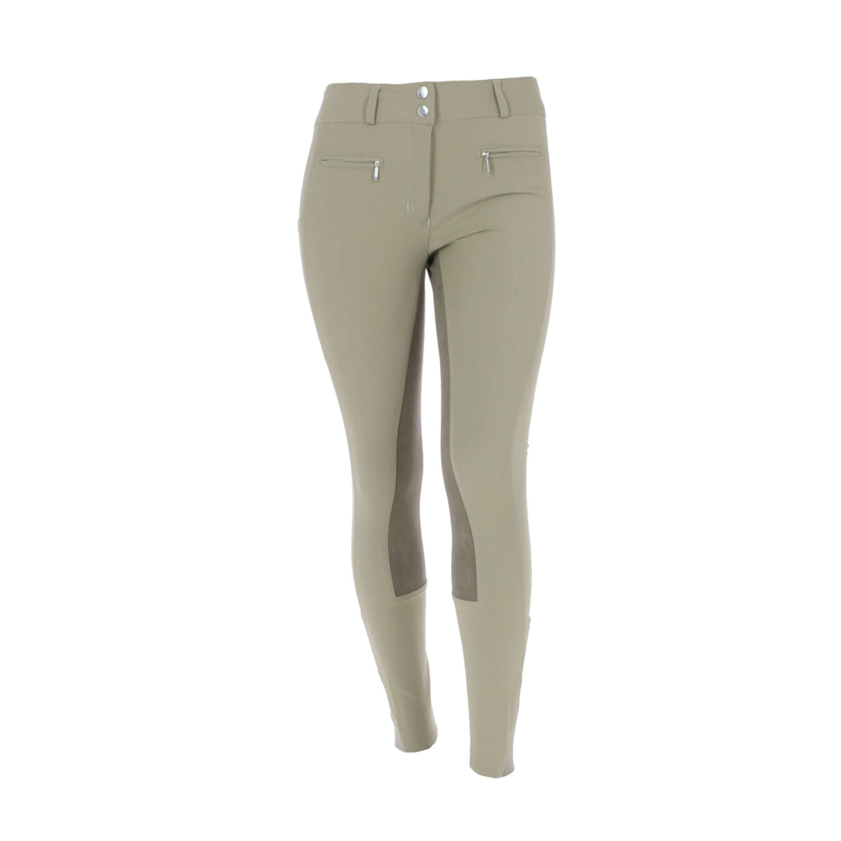 HKM Rijbroek Liv High Waist Alos Full Grip Olijfgroen