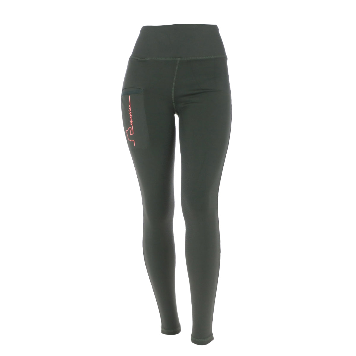 HKM Rijlegging Equestrian Full Grip Donkergroen