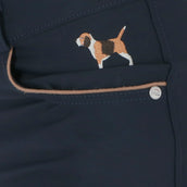 HKM Rijbroek Beagle Full Grip Donkerblauw