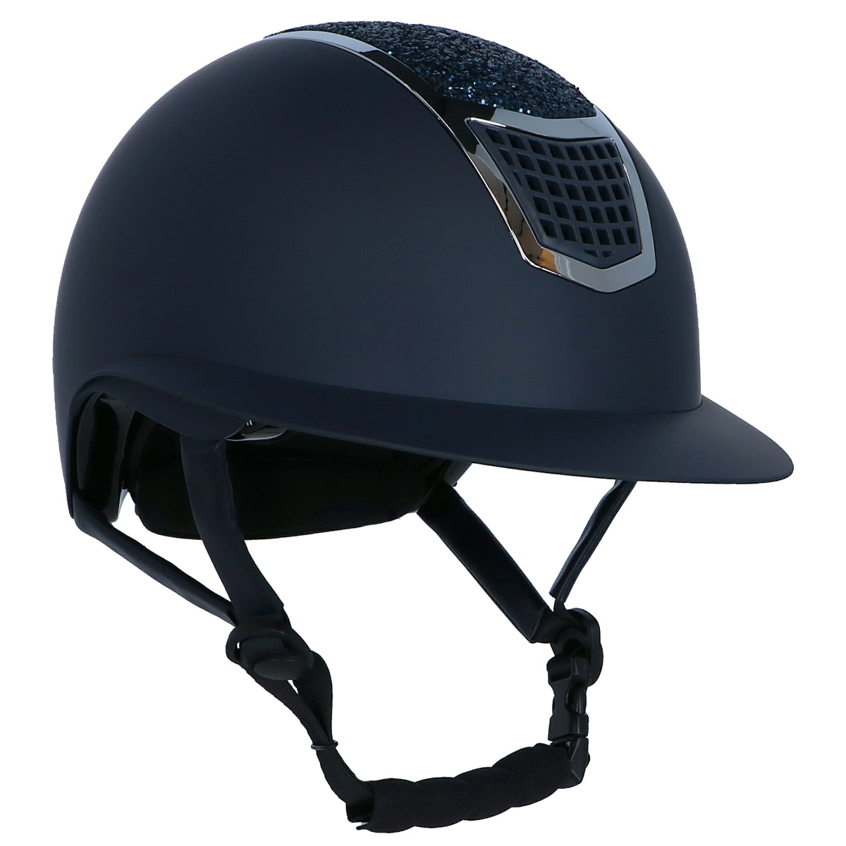 HKM Cap Glamour Shield Donkerblauw/Zilver