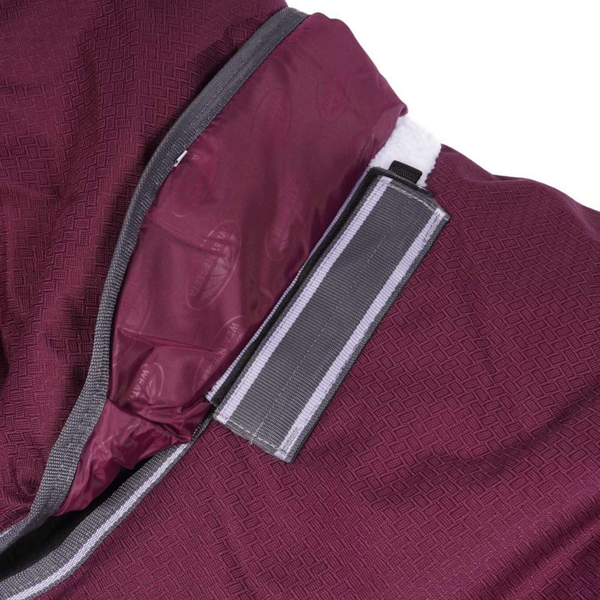 Weatherbeeta Comfitec Plus Dynamic II Detach-A-Neck Heavy Maroon/Grijs/Wit