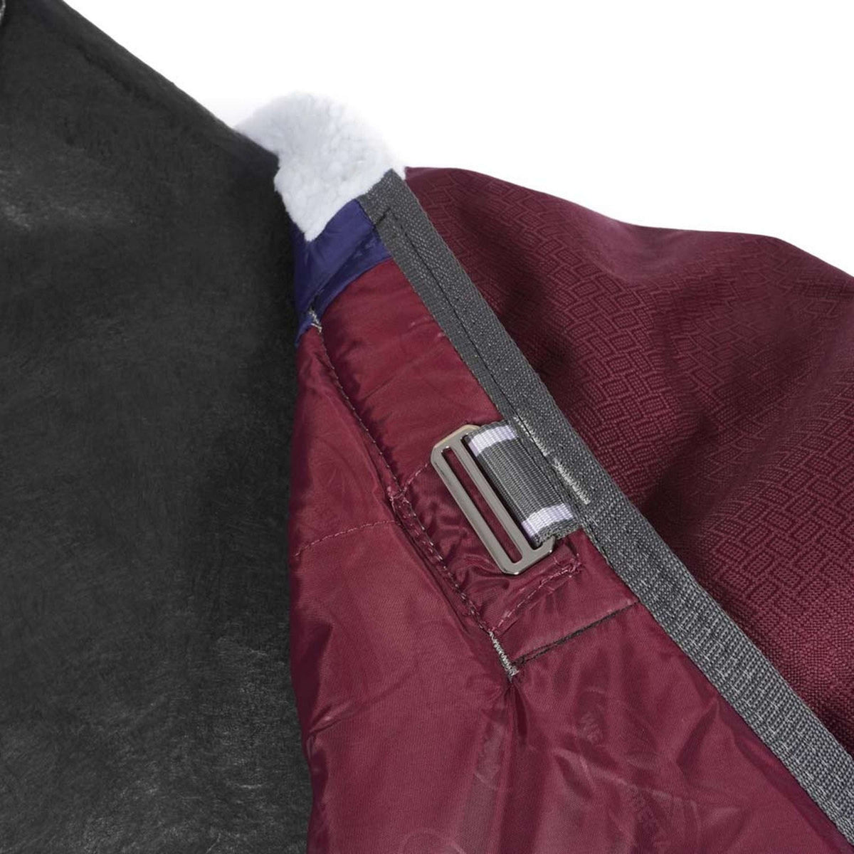 Weatherbeeta Winterdeken Comfitec Plus Dynamic II Detach-A-Neck Medium/Lite Maroon/Grijs/Wit