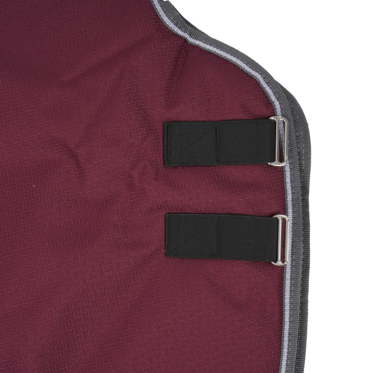 Weatherbeeta Halsstuk Comfitec Plus Dynamic II Neck Rug Medium Maroon/Grijs/Wit