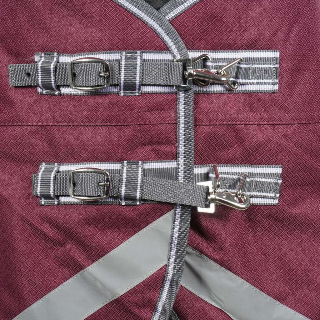 WeatherBeeta Winterdeken ComFiTec Plus Dynamic II Standard Neck Medium 220g Maroon/Grijs/Wit