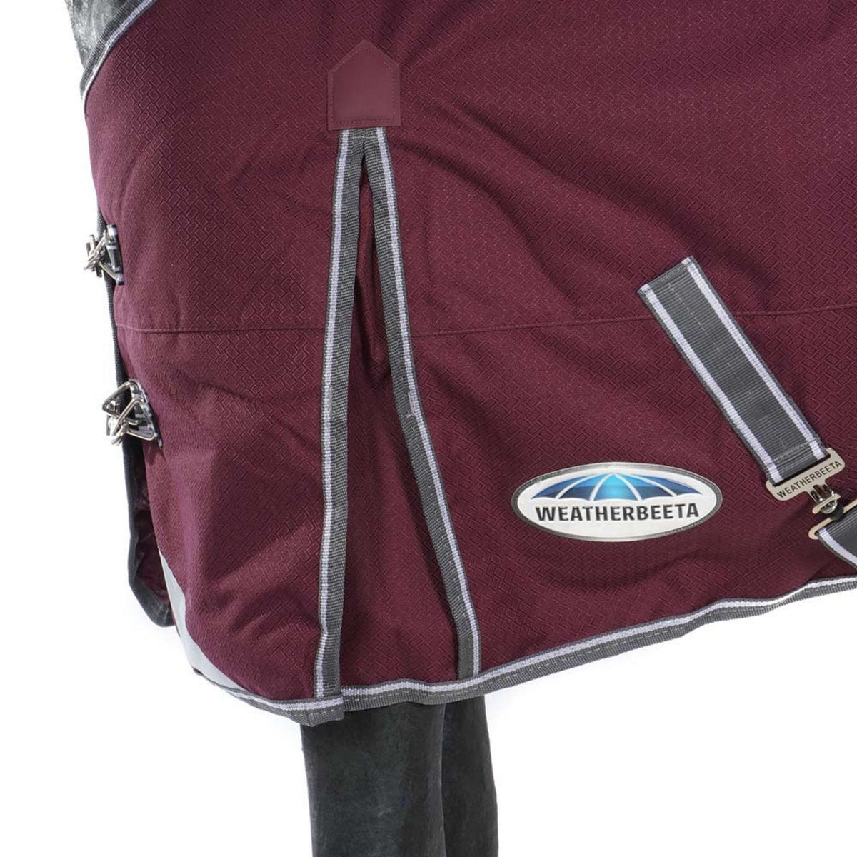 Weatherbeeta Winterdeken Comfitec Plus Dynamic II Standard Neck Medium 220g Maroon/Grijs/Wit