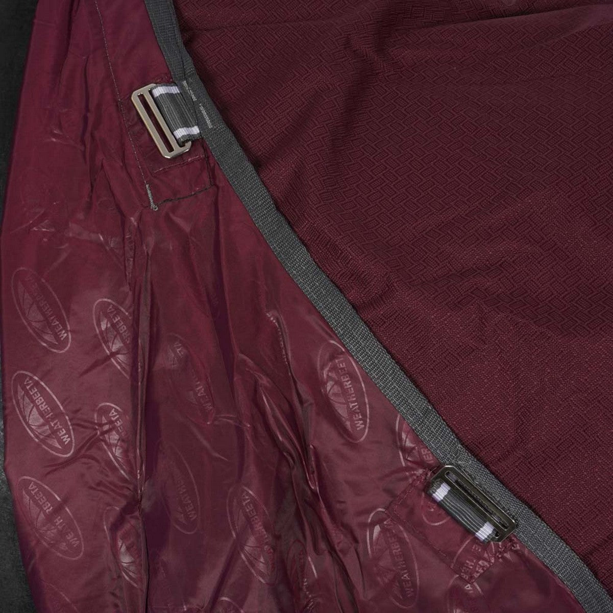 Weatherbeeta Regendeken Comfitec Plus Dynamic II Detach-A-Neck Lite Maroon/Grijs/Wit