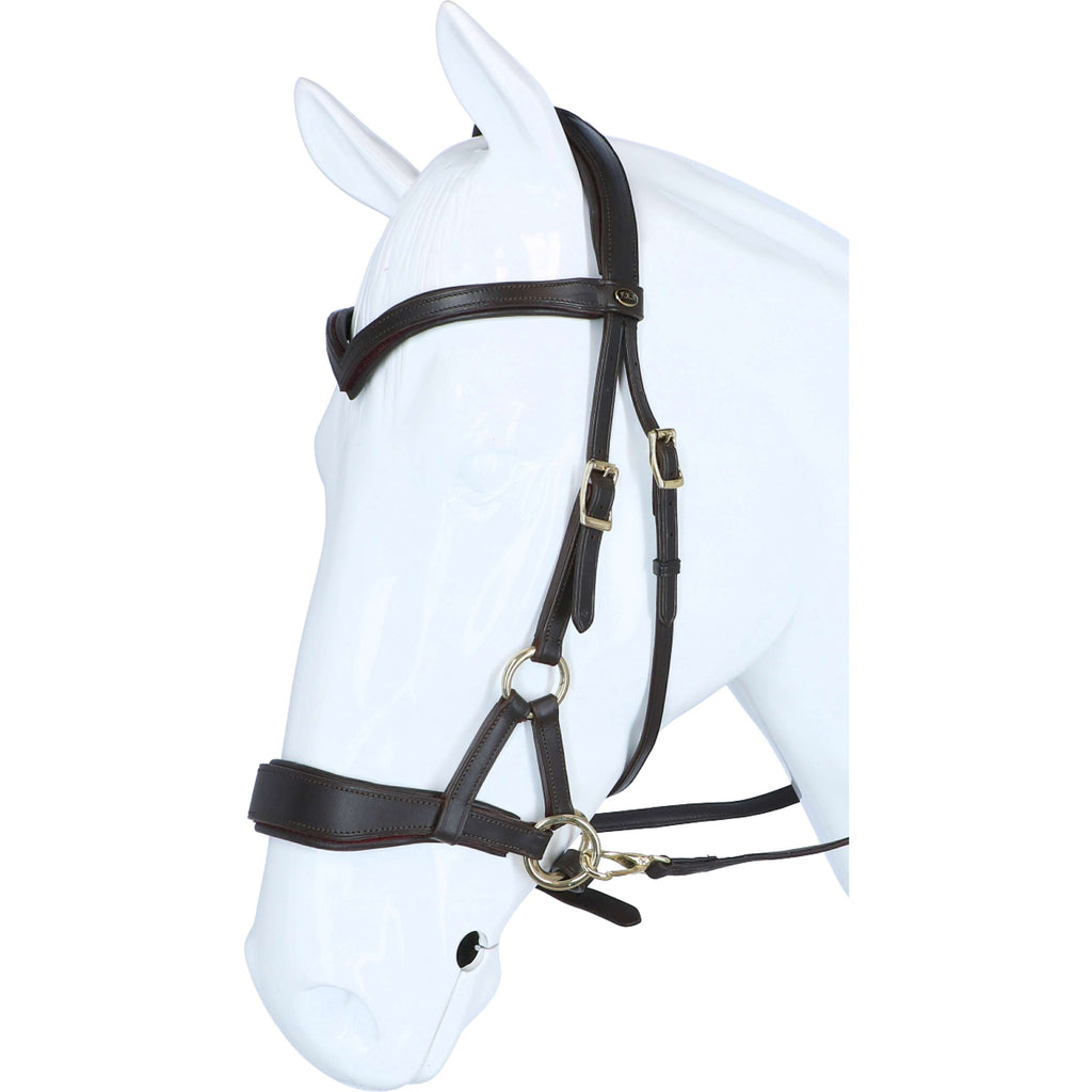F.R.A. Bitloos Hoofdstel Aruba Side Pull Softleder Teugels Bruin