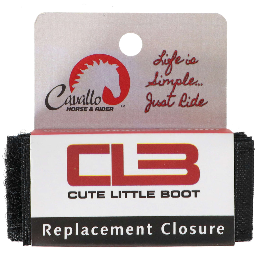 F.R.A. Cavallo Horse & Rider Klittenband CLB voor Hoefschoen Zwart
