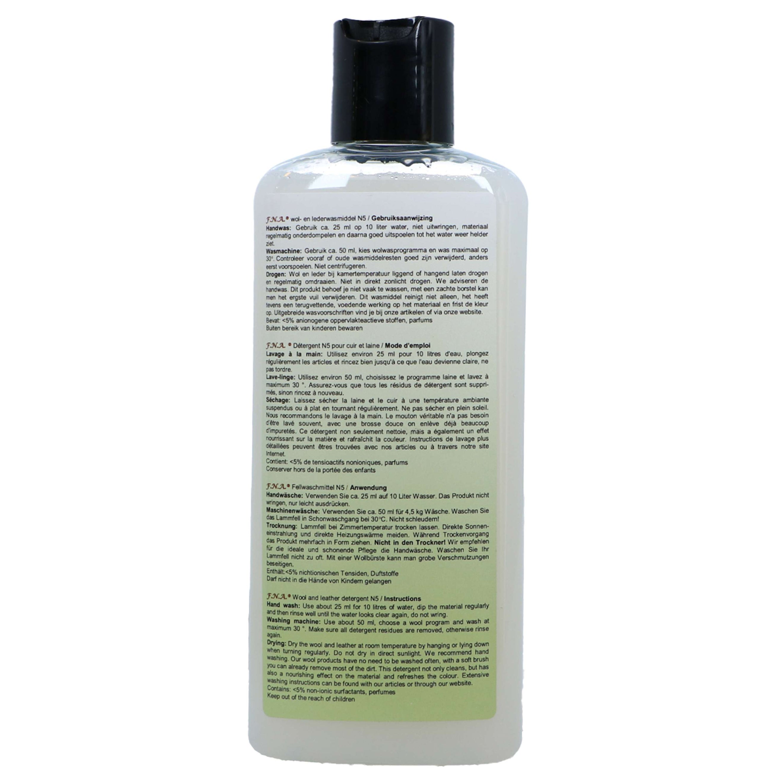 F.N.A. Leder- Wol Wasmiddel N5 F.N.A. Leder- Wol Wasmiddel N5