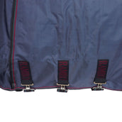 Rambo Optimo Turnout Outer Only Navy/Burgundy/Teal