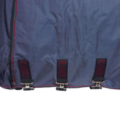 Rambo Optimo Turnout Plus 0g Navy/Burgundy/Teal