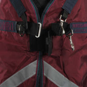 Rambo Original Turnout Lite L/A 0g Burgundy/Teal/Navy