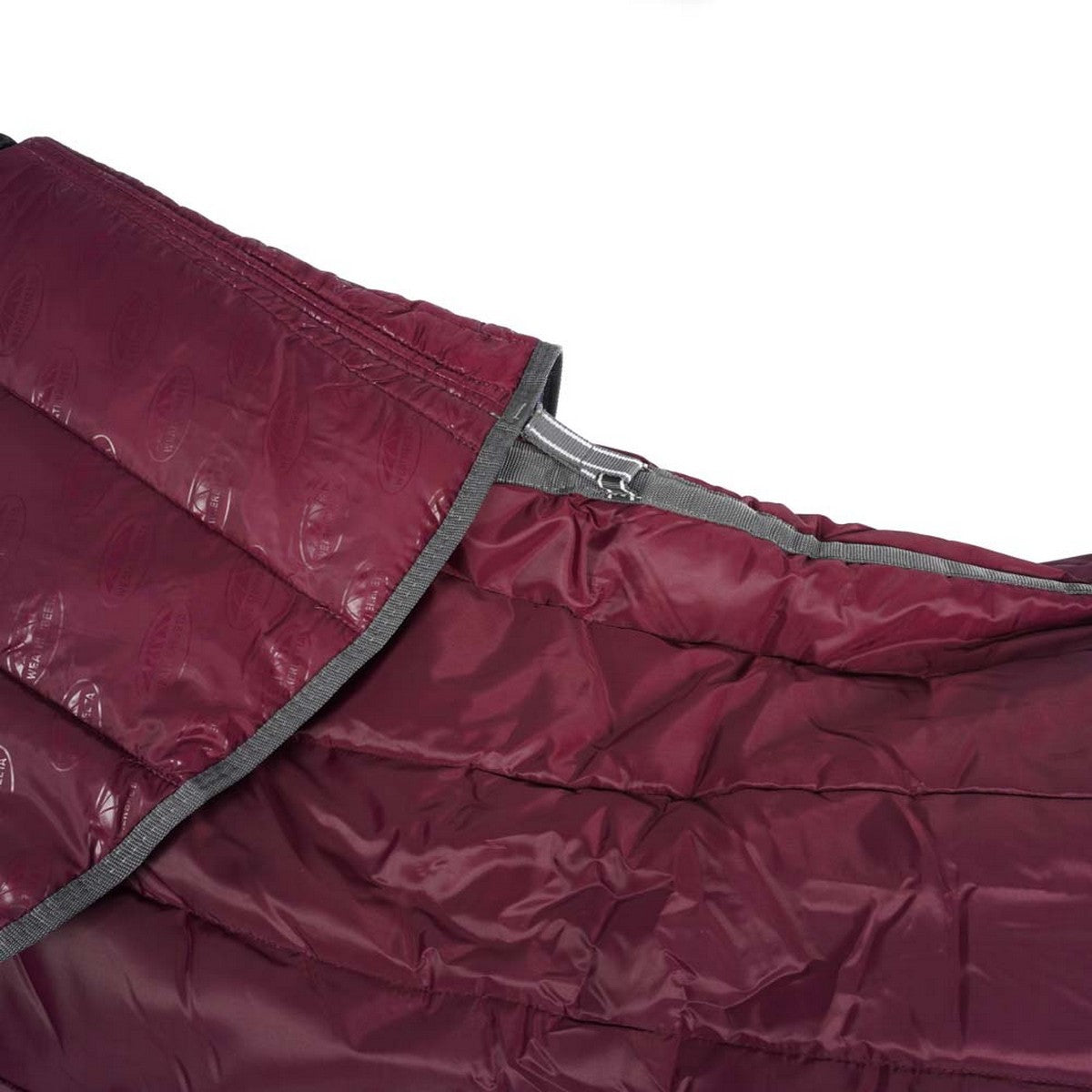 Weatherbeeta Staldeken Comfitec Channel Quilt Combo Neck Medium 210D 250g Maroon/Grijs/Wit