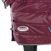 Weatherbeeta Staldeken Comfitec Channel Quilt Combo Neck Medium 210D 250g Maroon/Grijs/Wit