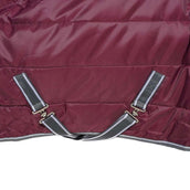 Weatherbeeta Staldeken Comfitec Channel Quilt Combo Neck Heavy 210D 400g Maroon/Grijs/Wit