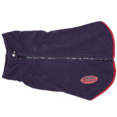 Weatherbeeta Hondenjas Comfitec Fleece Zip Navy/Rood