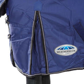 Weatherbeeta Comfitec Ultra Tough II Detach-A-Neck Medium/Lite 100g Blauw/Charcoal/Wit