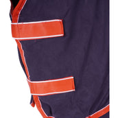 Weatherbeeta Zweetdeken Cooler Combo Neck Fleece Navy/Rood/Wit