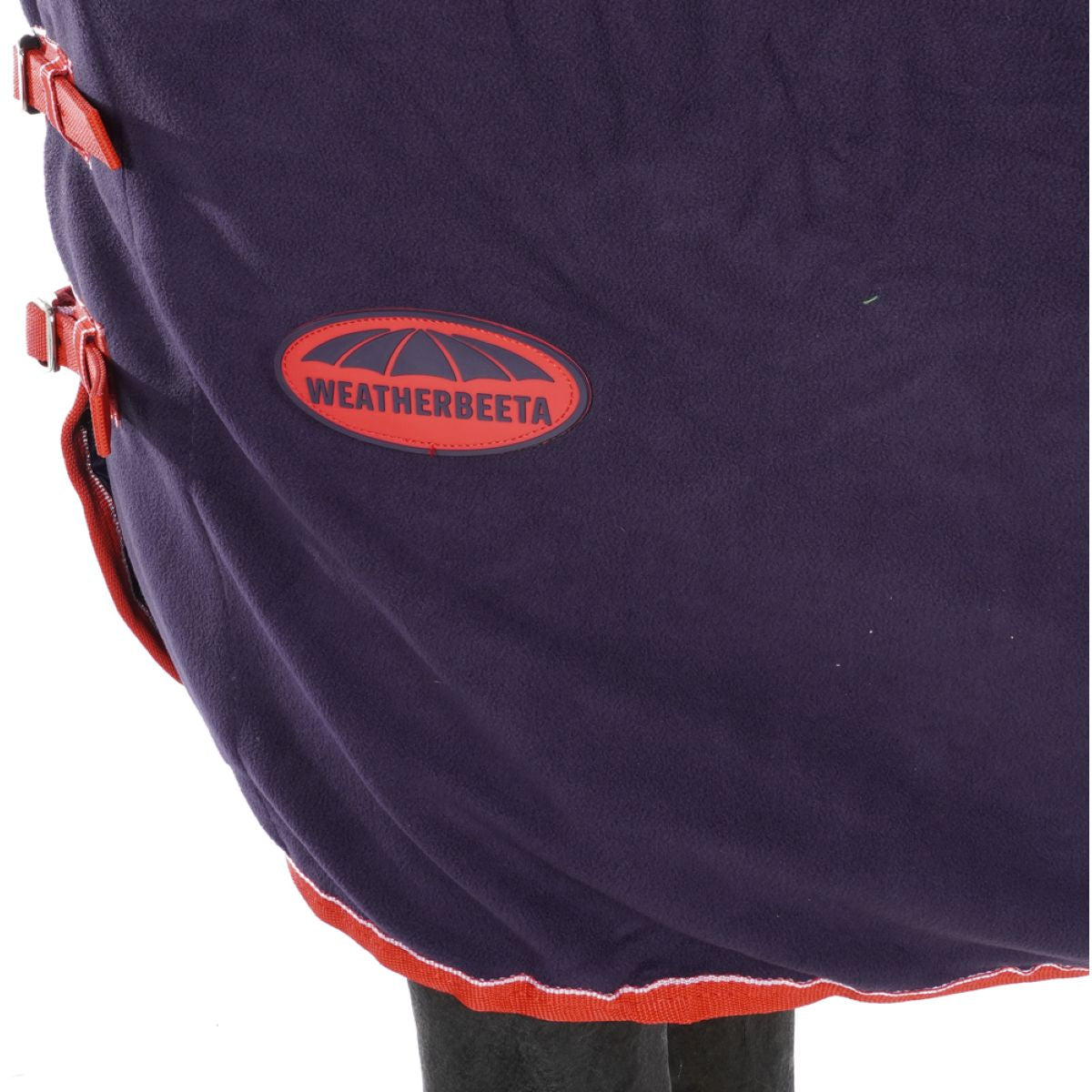 Weatherbeeta Zweetdeken Cooler Combo Neck Fleece Navy/Rood/Wit