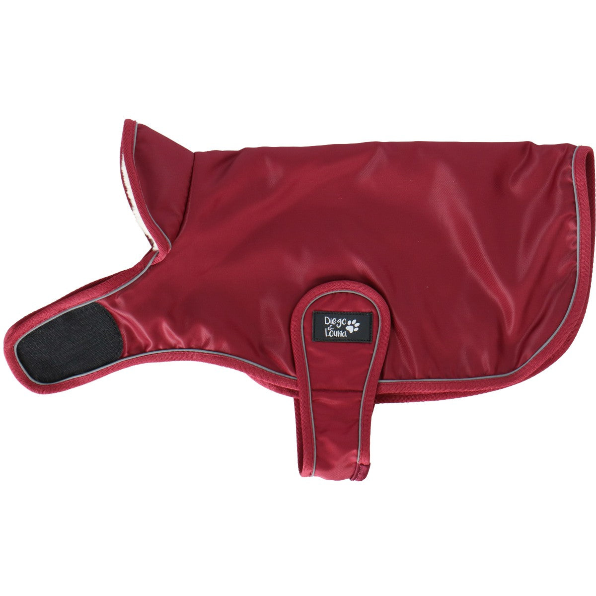 Diego & Louna Hondendeken Teddy Nylon Bordeaux