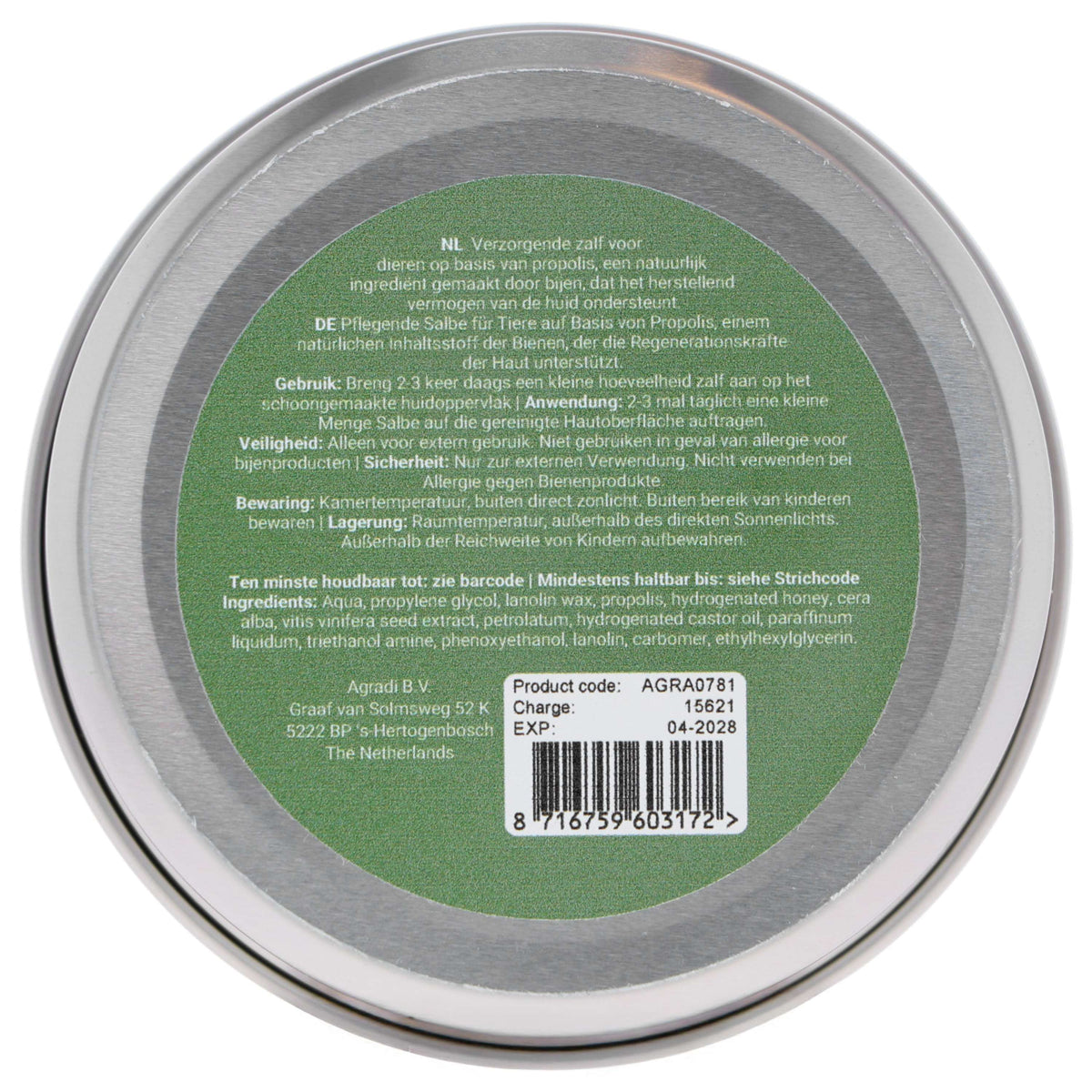 Agradi Horse Honingzalf met Propolis