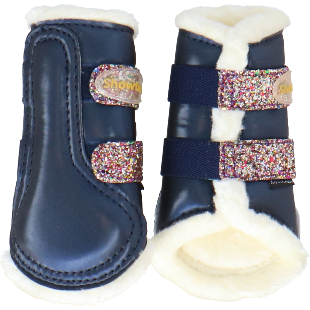 HB Showtime Beenbeschermers Gold Rush Glitter Little Sizes Navy