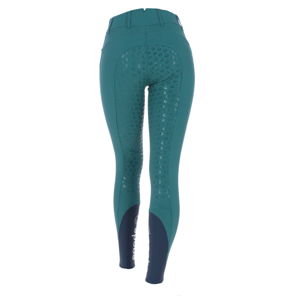 EQODE by Equiline Rijbroek Donna Full Grip Hoge Taille Groen