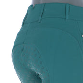 EQODE by Equiline Rijbroek Donna Full Grip Hoge Taille Groen