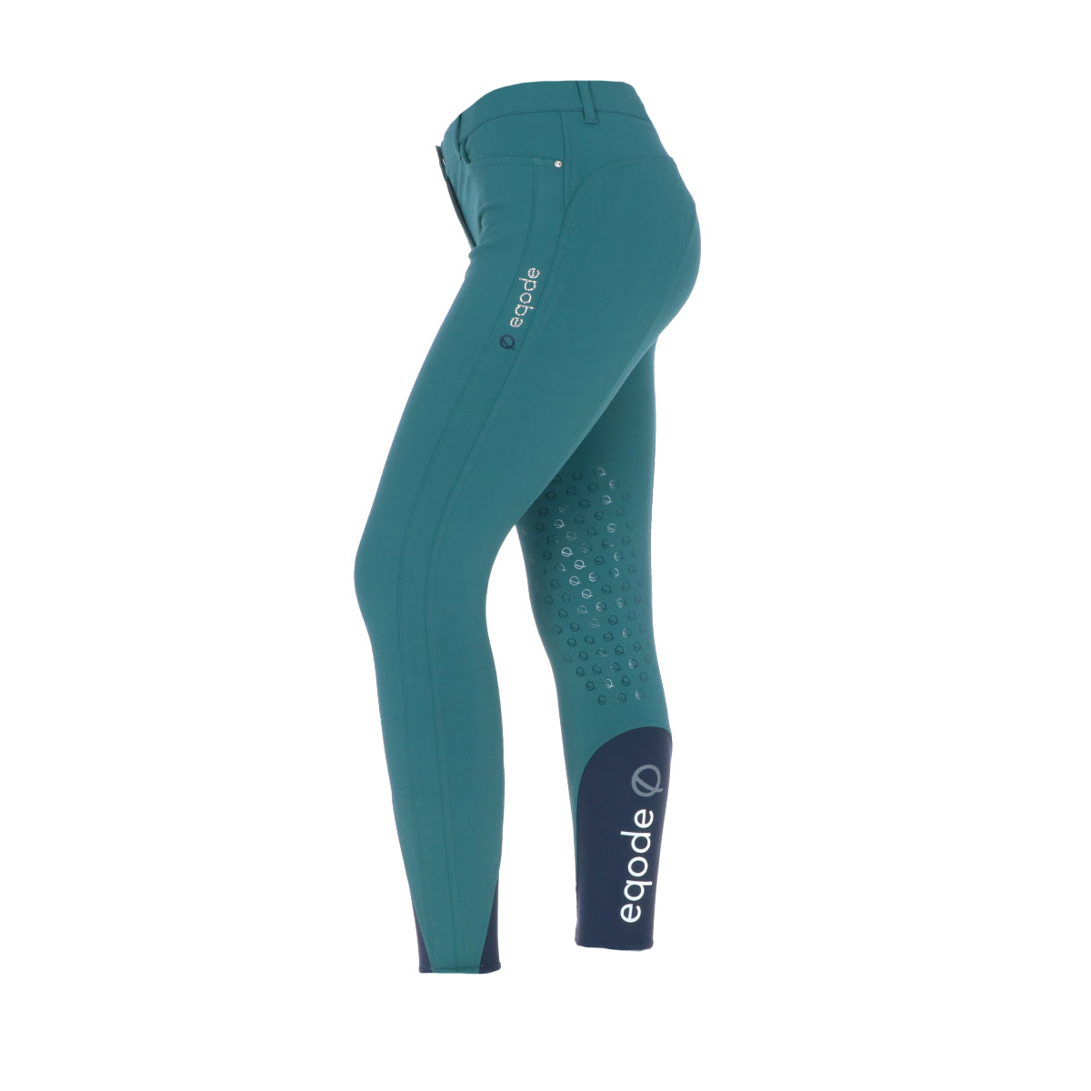 EQODE by Equiline Rijbroek Donna Knie Grip Groen