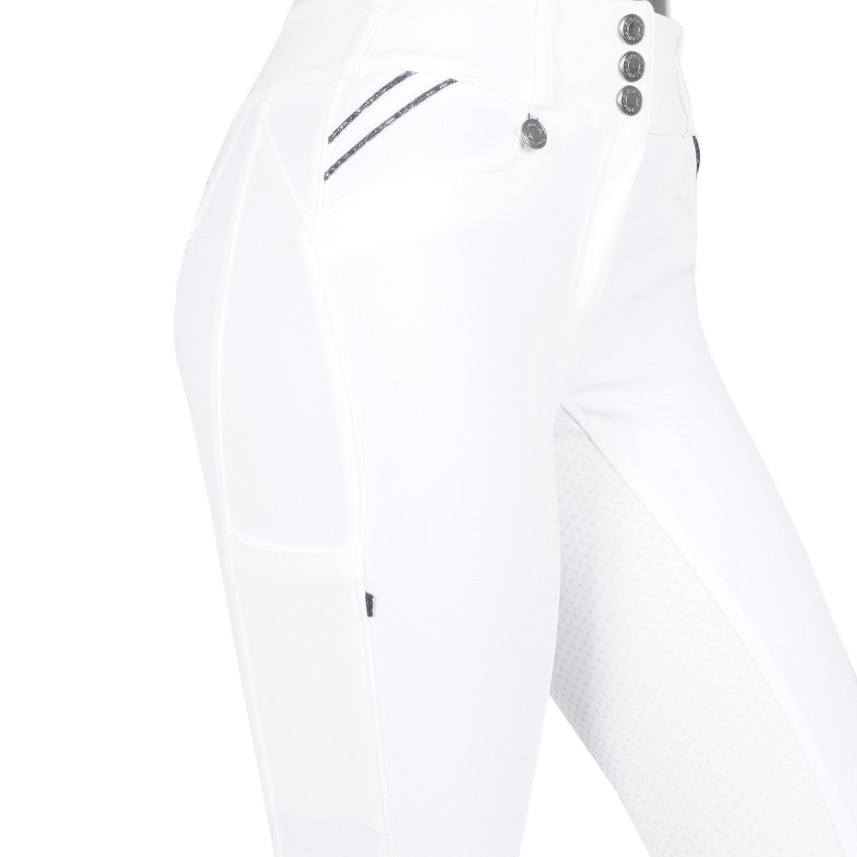 Pikeur Rijbroek Candela glamor Full Grip White