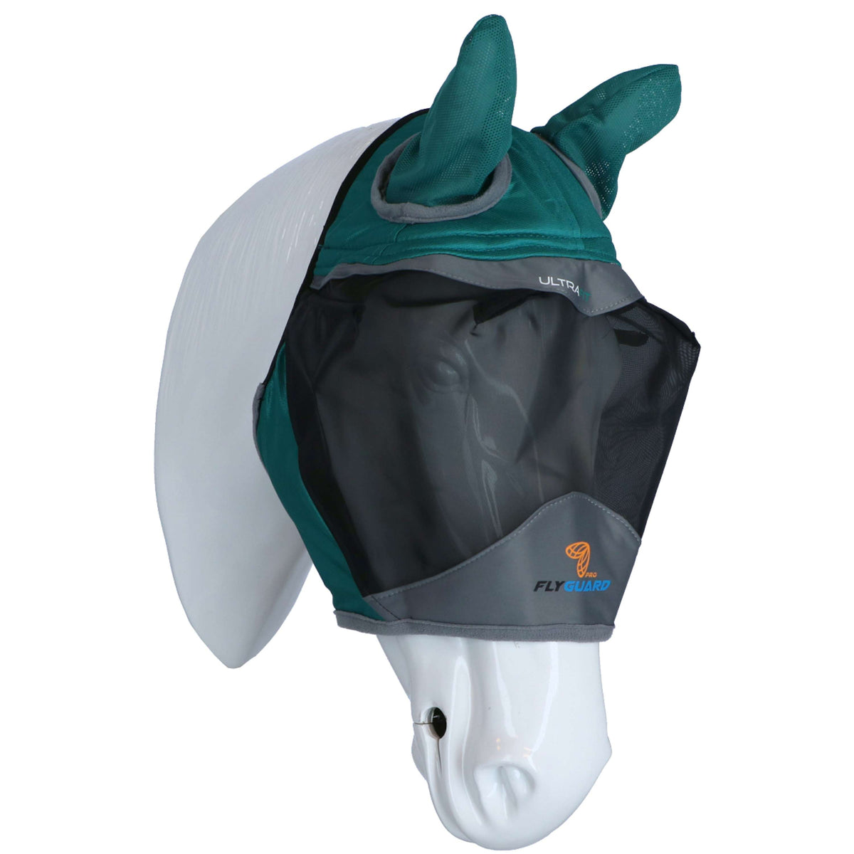 Shires Vliegenmasker Deluxe met Oren Groen