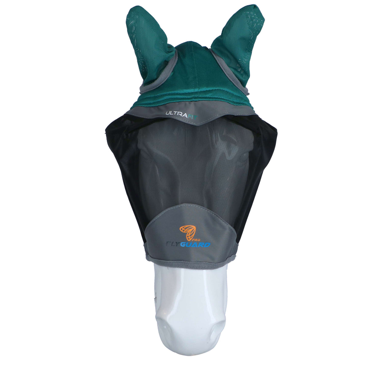 Shires Vliegenmasker Deluxe met Oren Groen