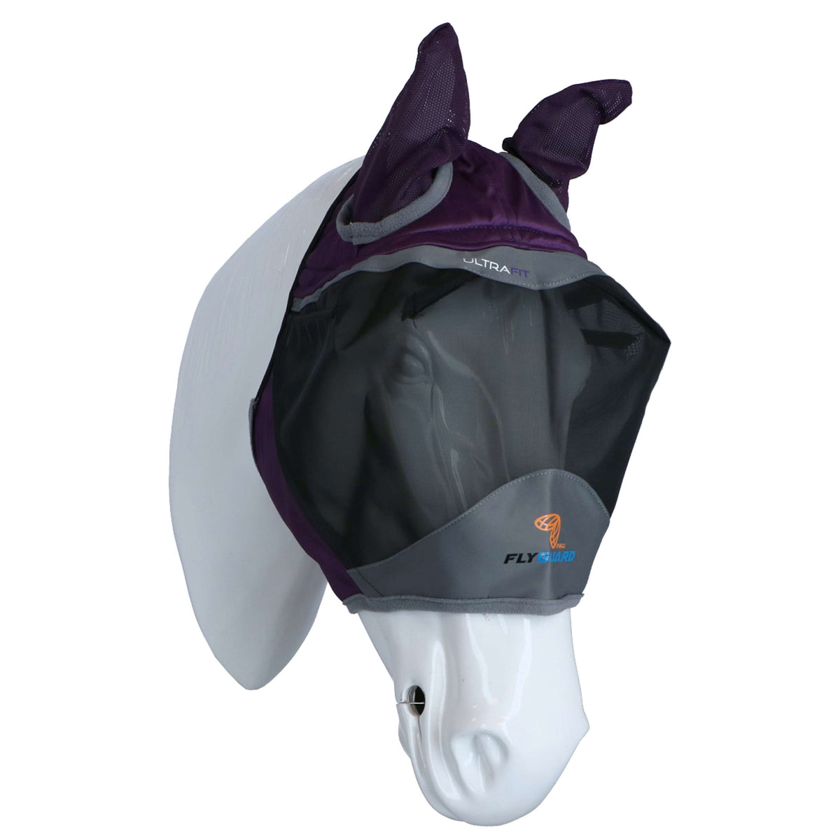 Shires Vliegenmasker Deluxe met Oren Paars