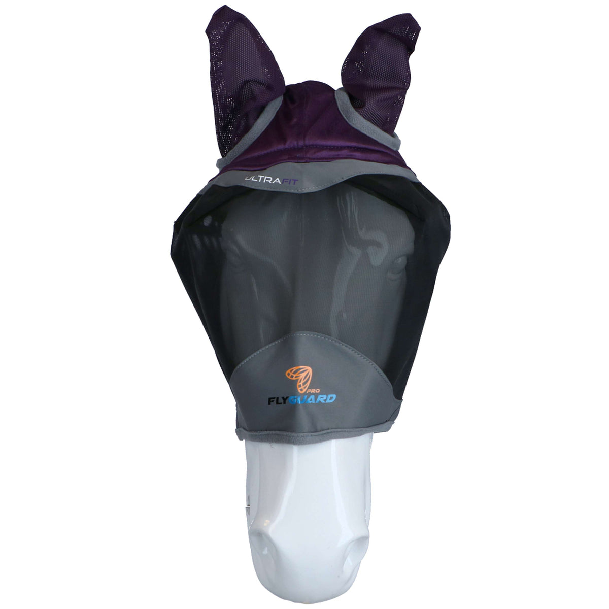 Shires Vliegenmasker Deluxe met Oren Paars